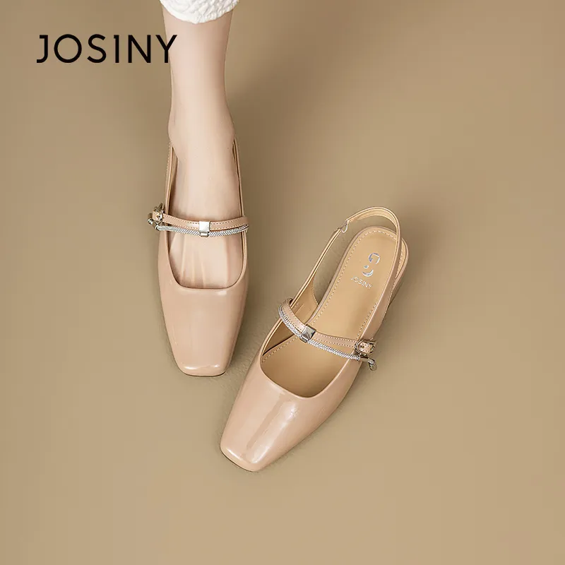 JOSINY Block Heel Slippers Women's-11