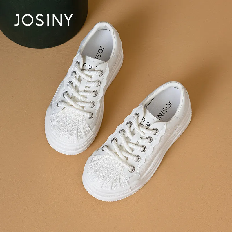 JOSINY Slip-Resistant Low-Top Skateboard Shoes Women's-7