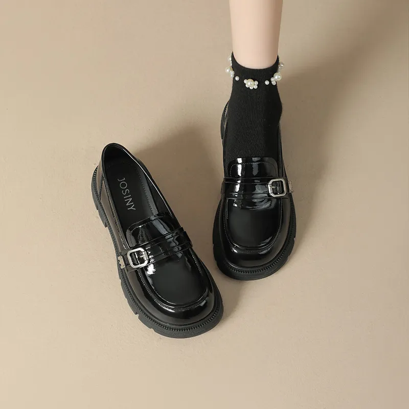 JOSINY Loafers Women's Black-1