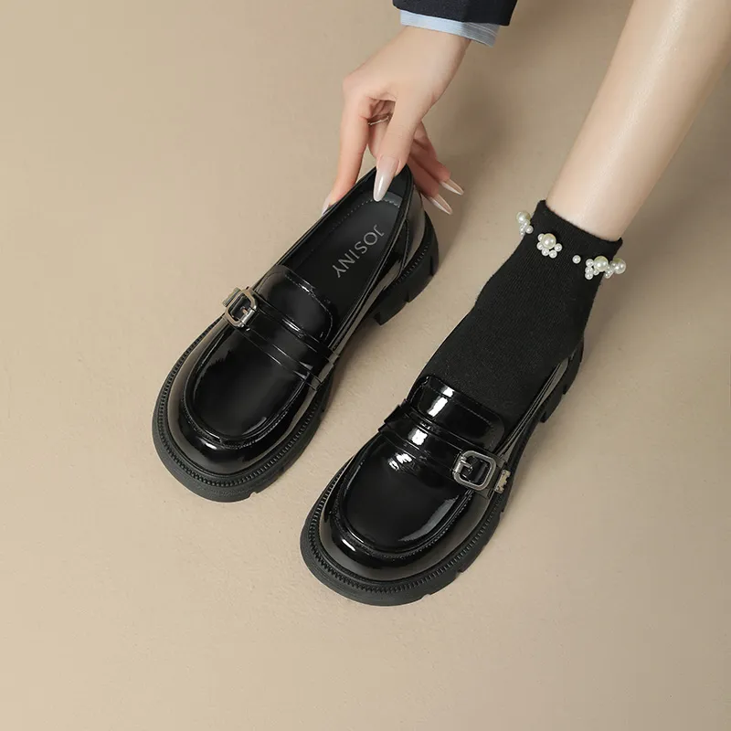 JOSINY Loafers Women's Black-2