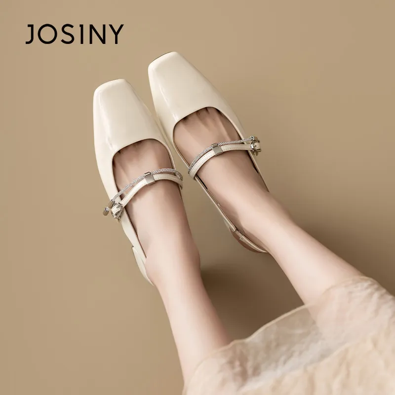 JOSINY Block Heel Slippers Women's-4