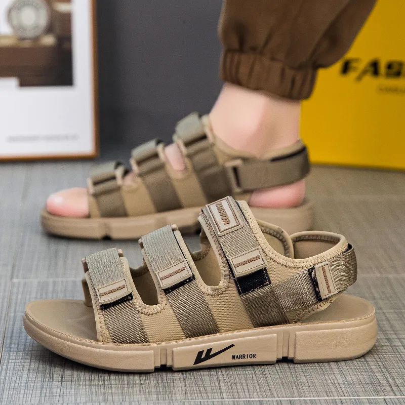 Warrior Beach Sandals Men's Khaki-3