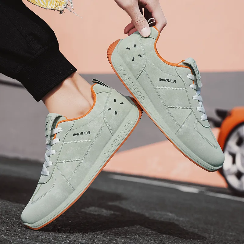Warrior Cortez Shoes Coverage Abrasion Resistant Lightweight Slip Resistant Low Top Casual Shoes Men's Green-4
