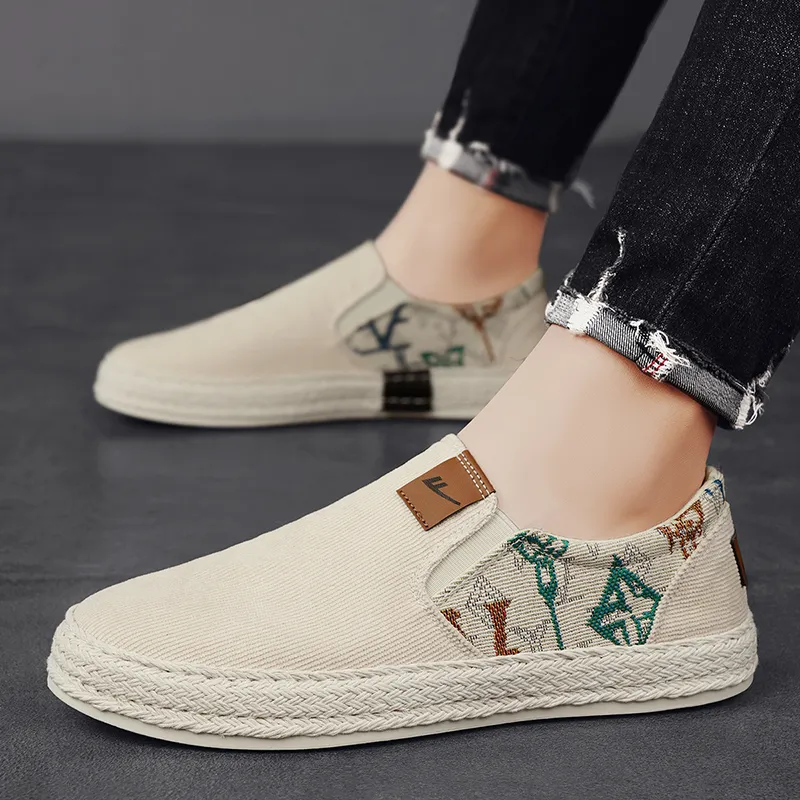 Warrior Coverage Abrasion Resistant Lightweight Breathable Slip Resistant Low Top Canvas Shoes Men's Ecru-9
