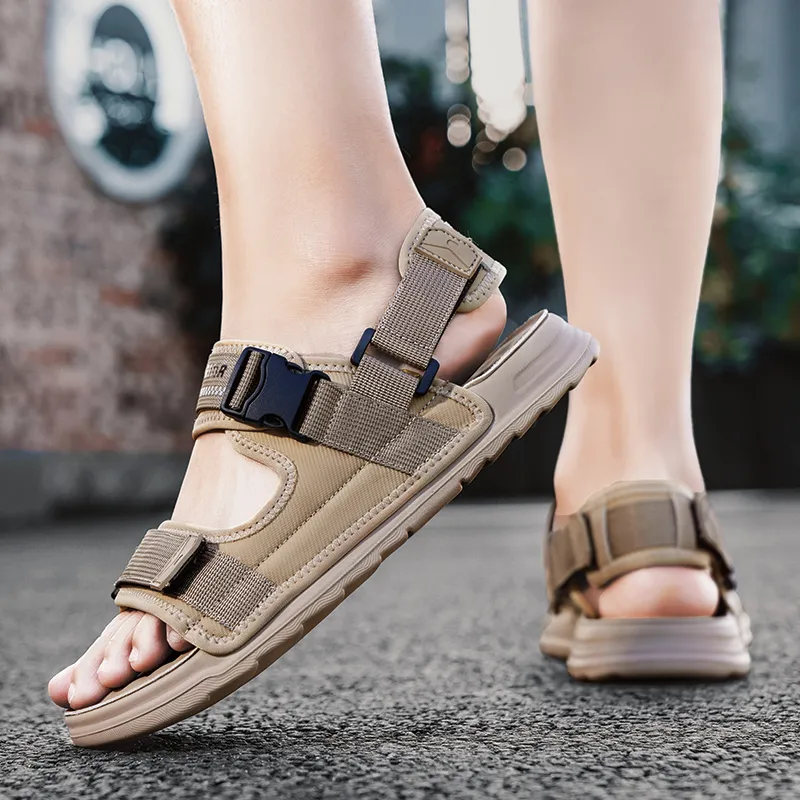 Warrior Beach Sandals Men's Khaki-6