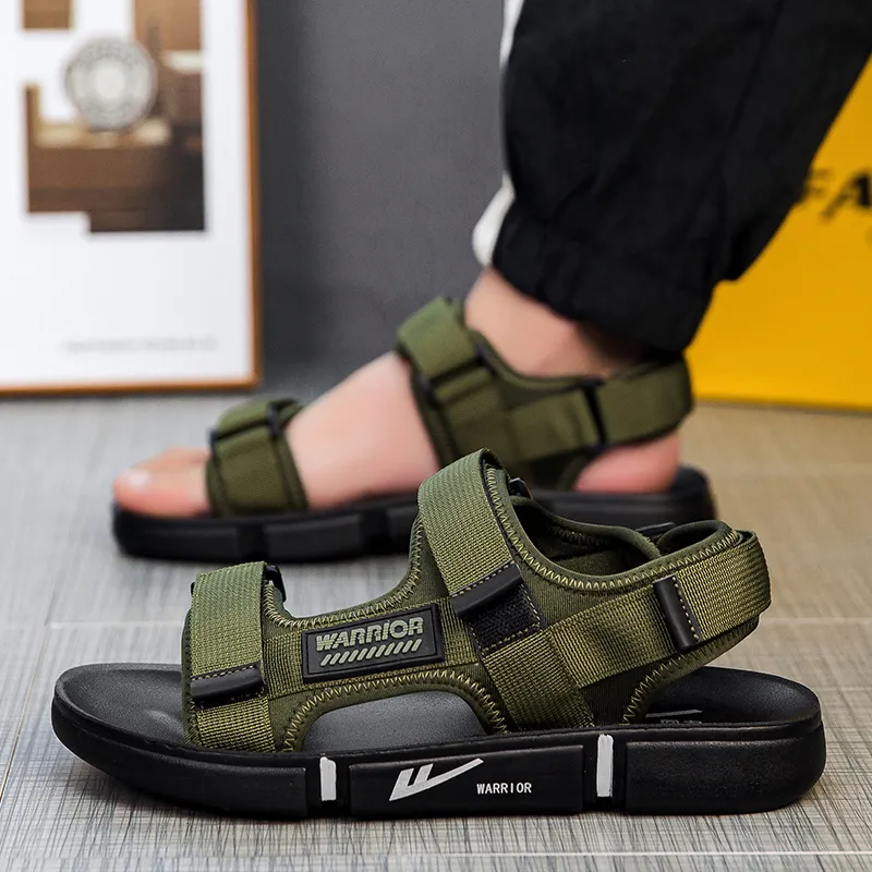 Warrior Beach Sandals Men's Green-4
