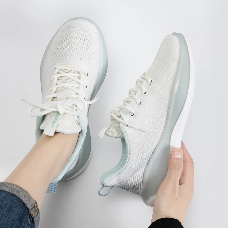 Warrior Shock Absorbing, Non Slip, Wear Resistant, Breathable And Lightweight Low Top Running Shoes Women's-4