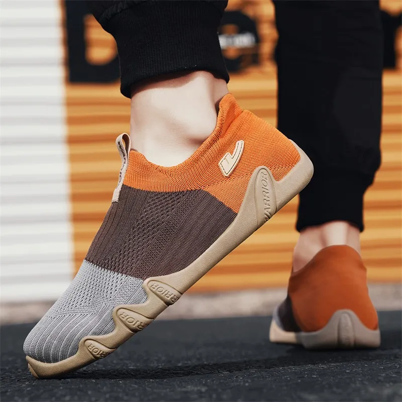 Warrior Slip on Slip on Shoes Slip Resistant, Abrasion Resistant, Breathable, Lightweight Low Top Casual Shoes Men's-5