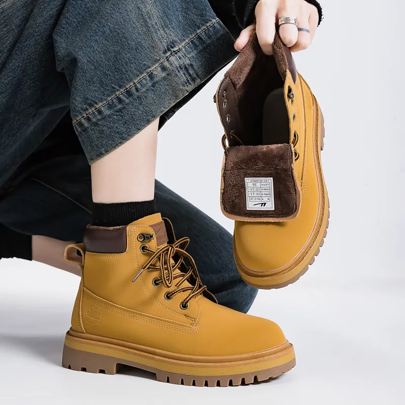 Warrior Crew Martin Boot Women's Yellow-3