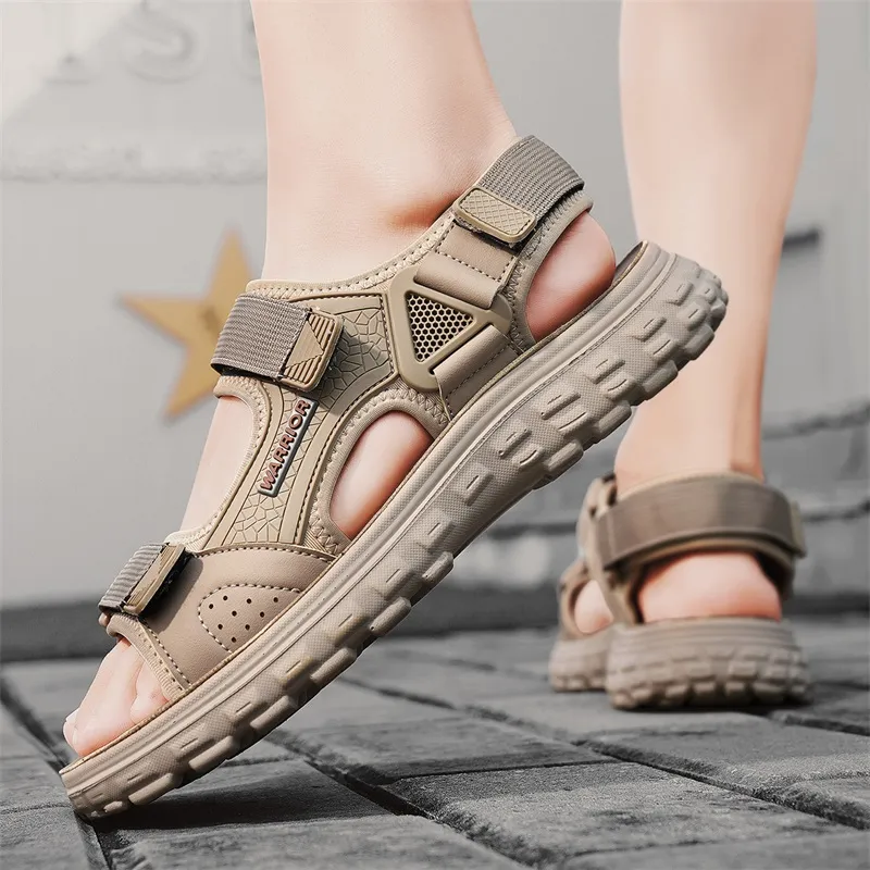 Warrior Beach Sandals Men's Khaki-5