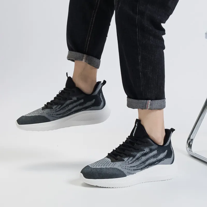 Warrior Warm Wear Resistant Breathable Slip Resistant Low Top Long Distance Running Shoes Men's-5
