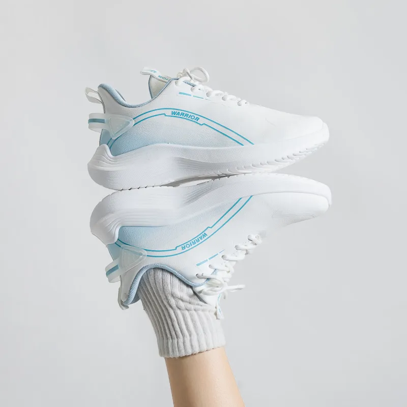 WARRIOR Running Shoes Women's Low Top Blue-2