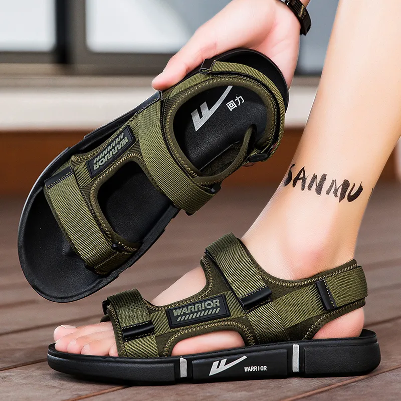 Warrior Beach Sandals Men's Green-7