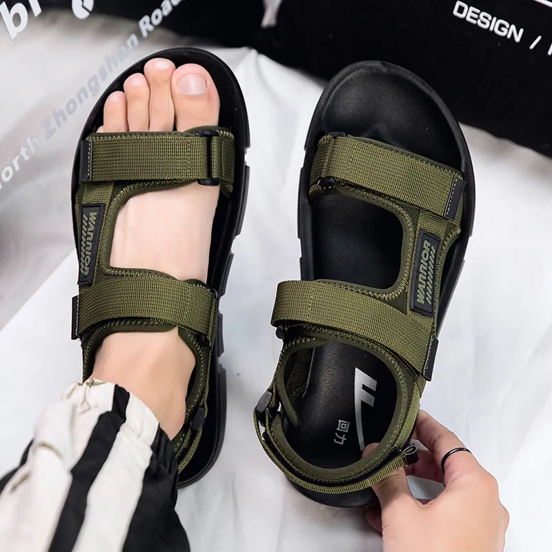Warrior Beach Sandals Men's Green-2