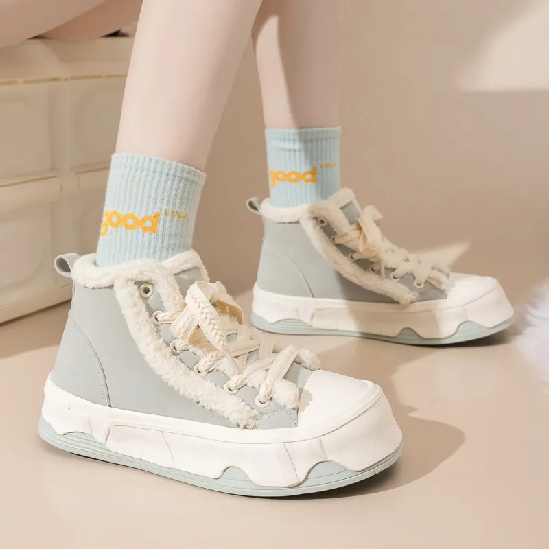 Warrior Thermal Coverage Abrasion Resistant Lightweight Slip Resistant High Top Skateboard Shoes Women's Light Green-5