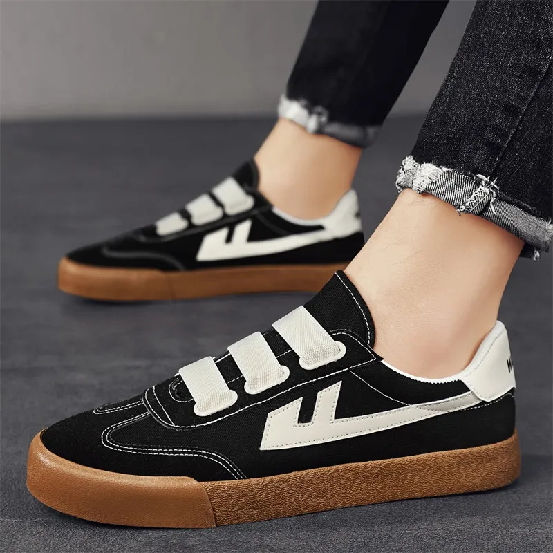 Warrior Slip Resistant, Abrasion Resistant, Lightweight Low Top Canvas Shoes Unisex Black Beige Brown-6