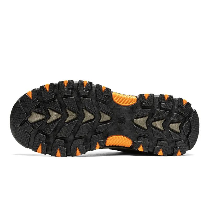 WARRIOR Hiking / Trekking Shoes Men Low Top Black-3