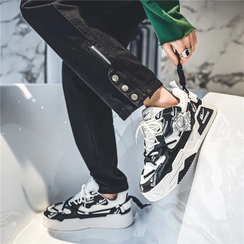 WARRIOR Street Skateboarding Shoes Men-13