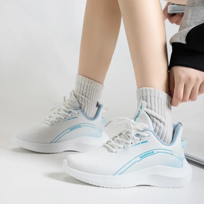 WARRIOR Running Shoes Women's Low Top Blue-4