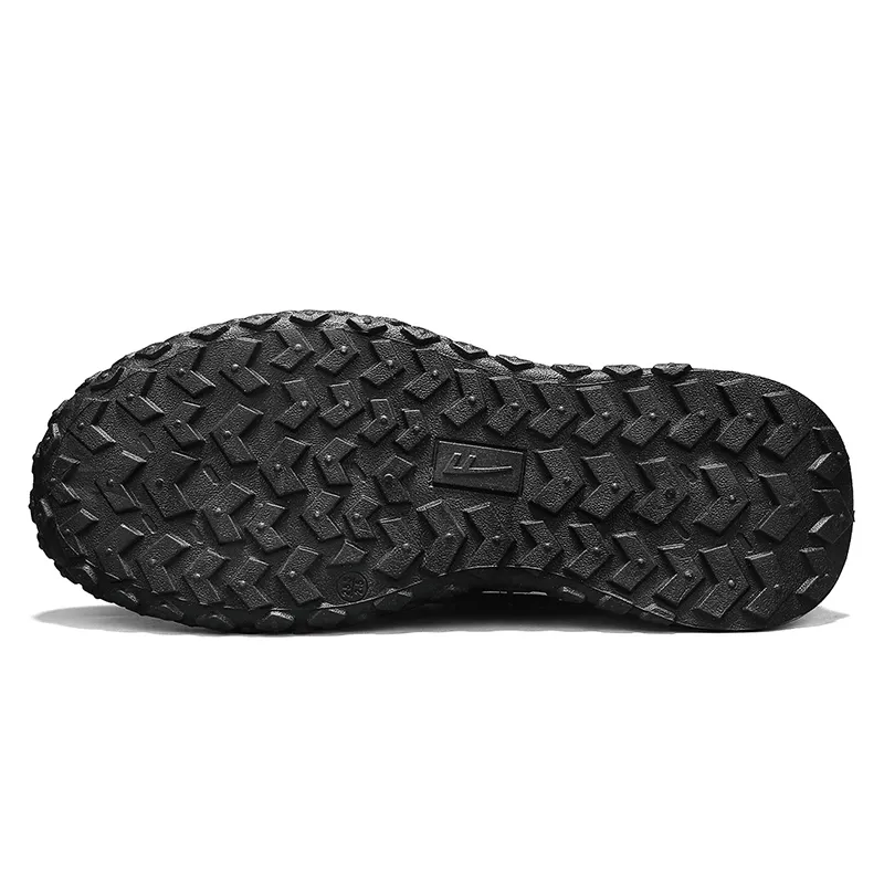 Warrior Wear resistant, Lightweight, Breathable, And Non slip. Low Top Casual Shoes Men's Black-3