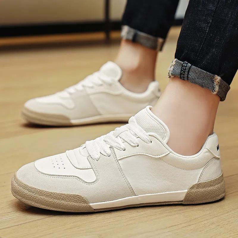 Warrior Wear resistant, Lightweight, Breathable, And Non slip. Low Top Canvas Shoes Unisex White Gray-8