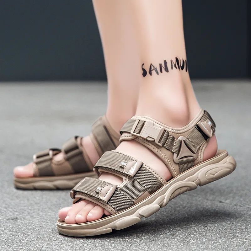 Warrior Beach Sandals Men's Khaki-2