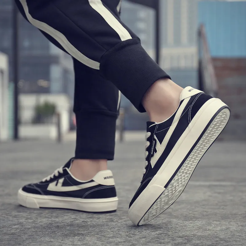 Warrior Cloud Sail Series Slip Resistant Cushioning Abrasion Resistant Lightweight Low Top Skateboard Shoes Unisex-5