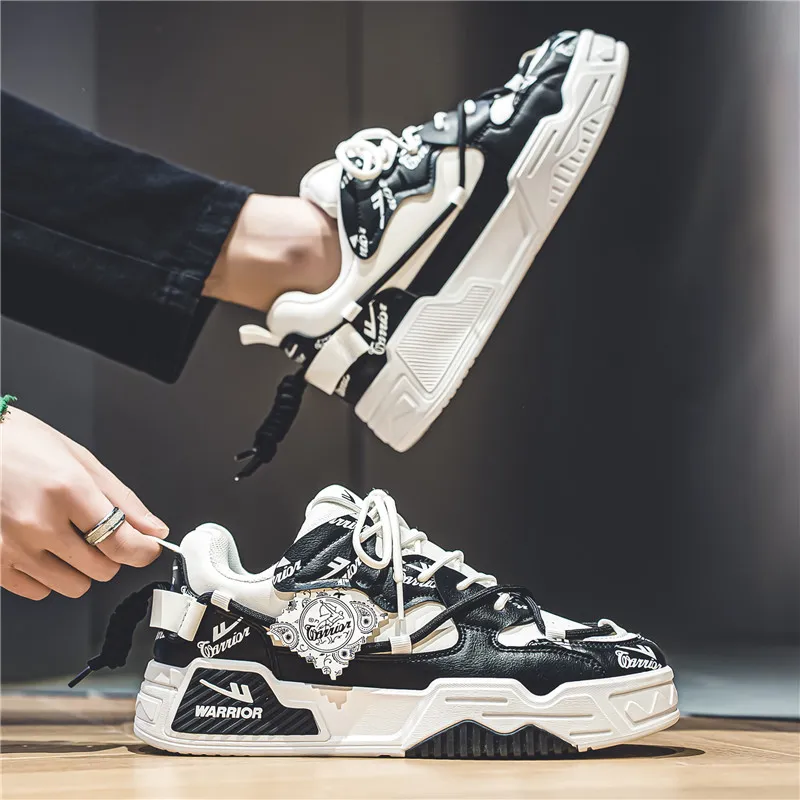 WARRIOR Street Skateboarding Shoes Men-9