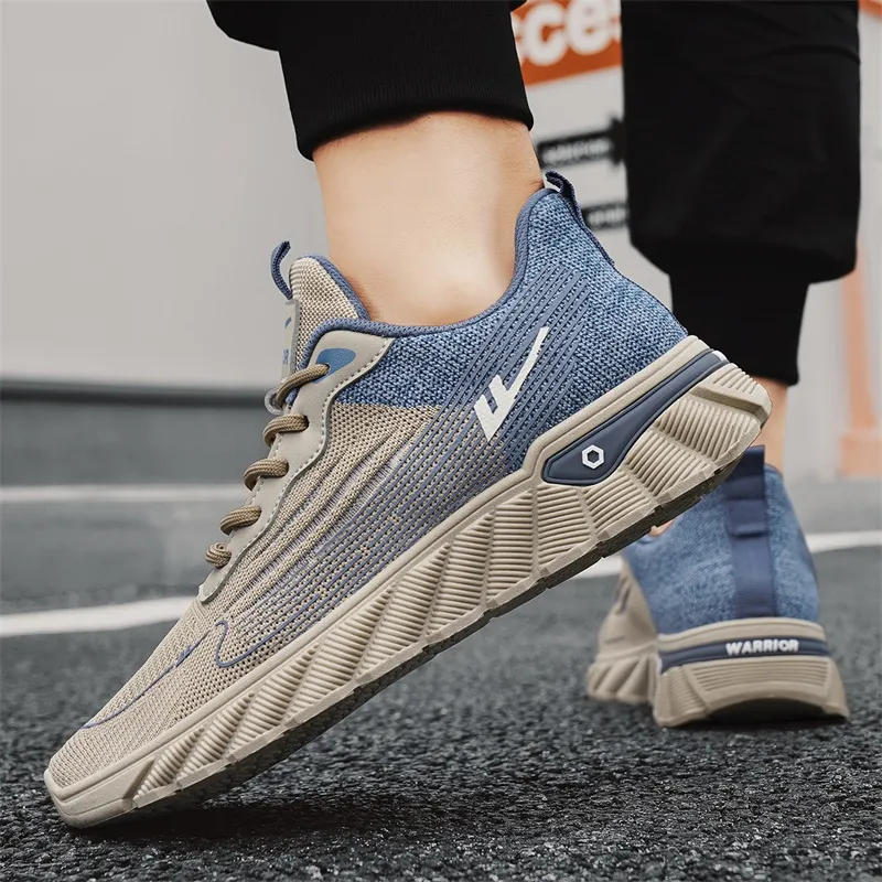 WARRIOR Running Shoes Men Low Top-8
