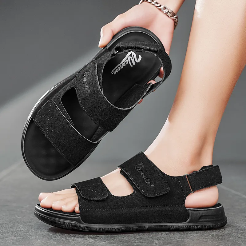 Warrior Beach Sandals Men's Black-5