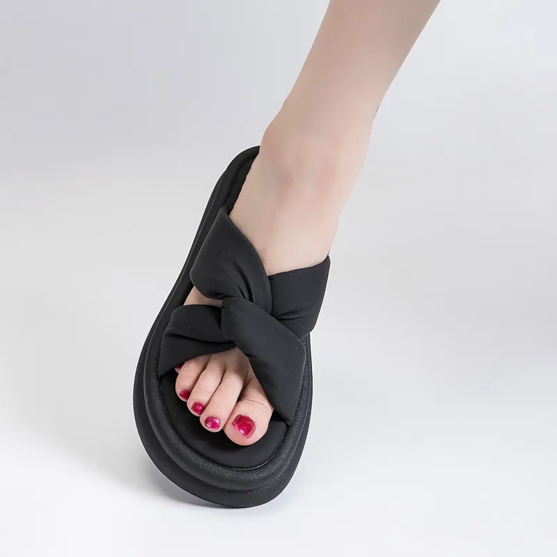 Warrior Slip Resistant Abrasion Resistant Quick Dry Slide Slippers Women's Black-6