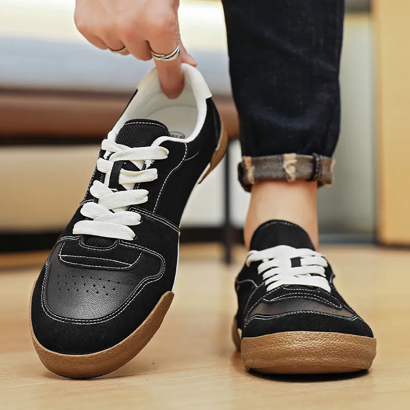 Warrior Wear resistant Lightweight Breathable And Non slip. Low Top Canvas Shoes Unisex Black-7