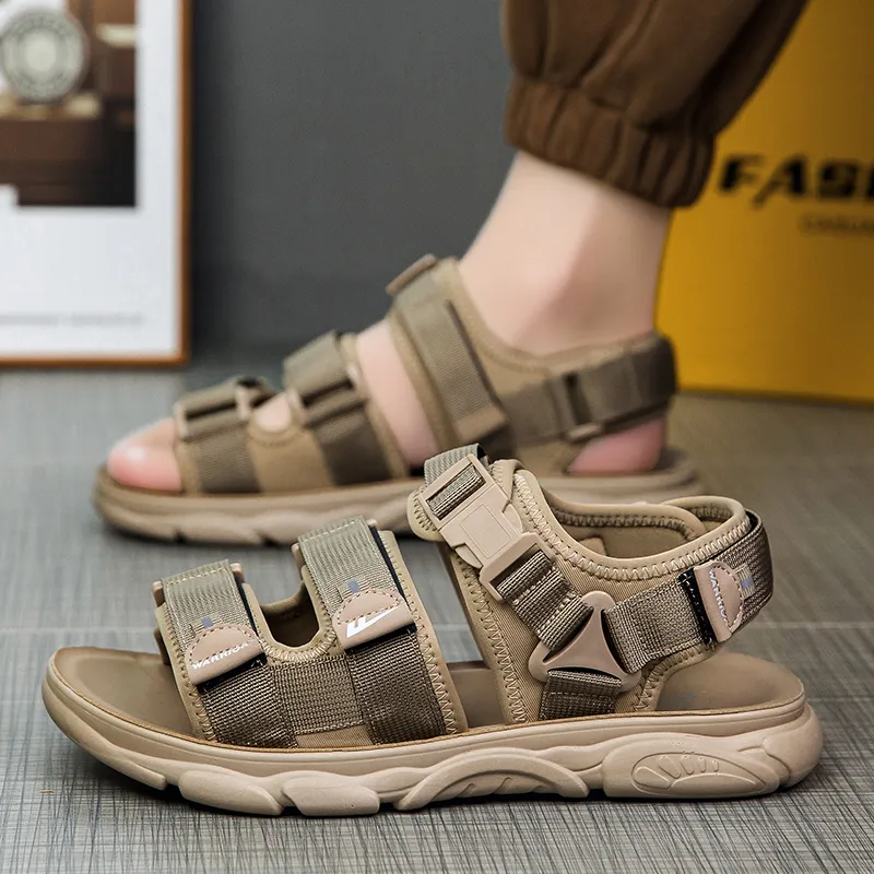 Warrior Beach Sandals Men's Khaki-6