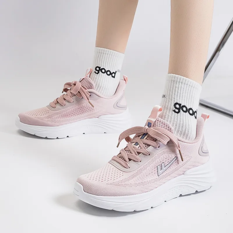 WARRIOR Running Shoes Women's Low Top Pink-3
