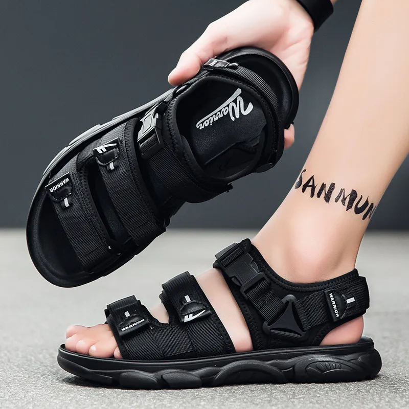 Warrior Beach Sandals Men's Black-2