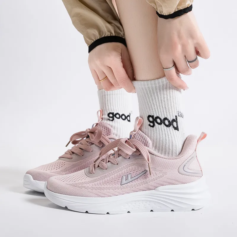WARRIOR Running Shoes Women's Low Top Pink-4