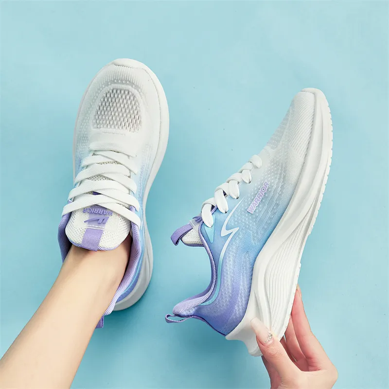 Warrior Slip Resistant, Abrasion Resistant, Lightweight, Rebound Coverage Low Top Long Distance Running Shoes Unisex-11