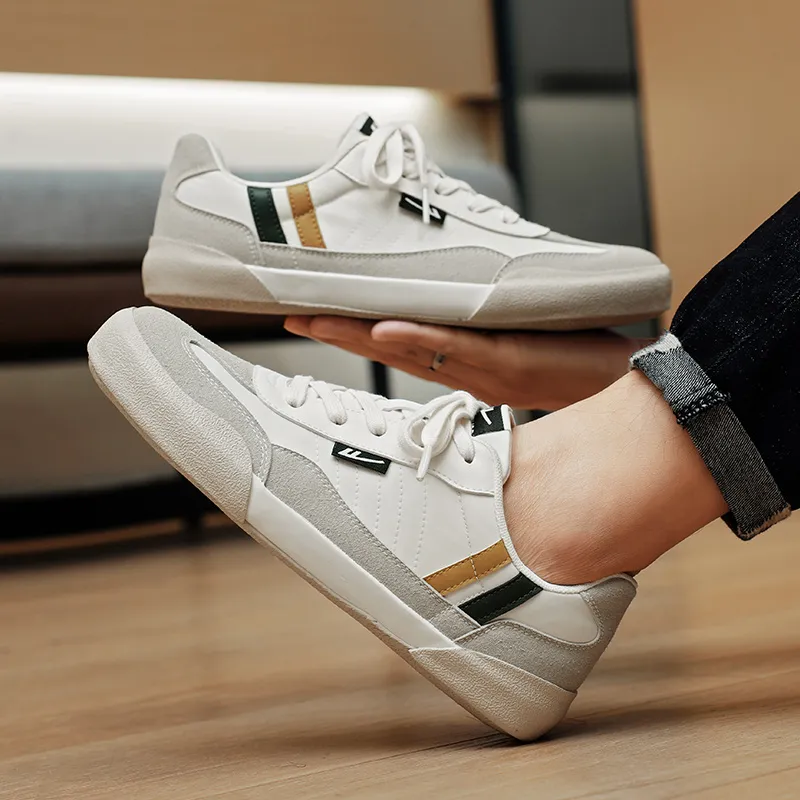 WARRIOR Canvas Shoes Unisex Low Top Gray/Green-7