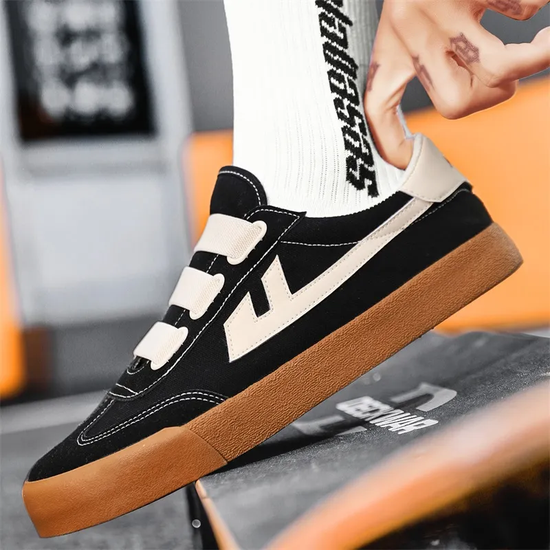 Warrior Slip Resistant, Abrasion Resistant, Lightweight Low Top Canvas Shoes Unisex Black Beige Brown-3