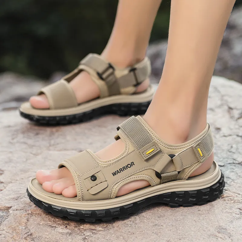 Warrior Beach Sandals Men's Khaki-5