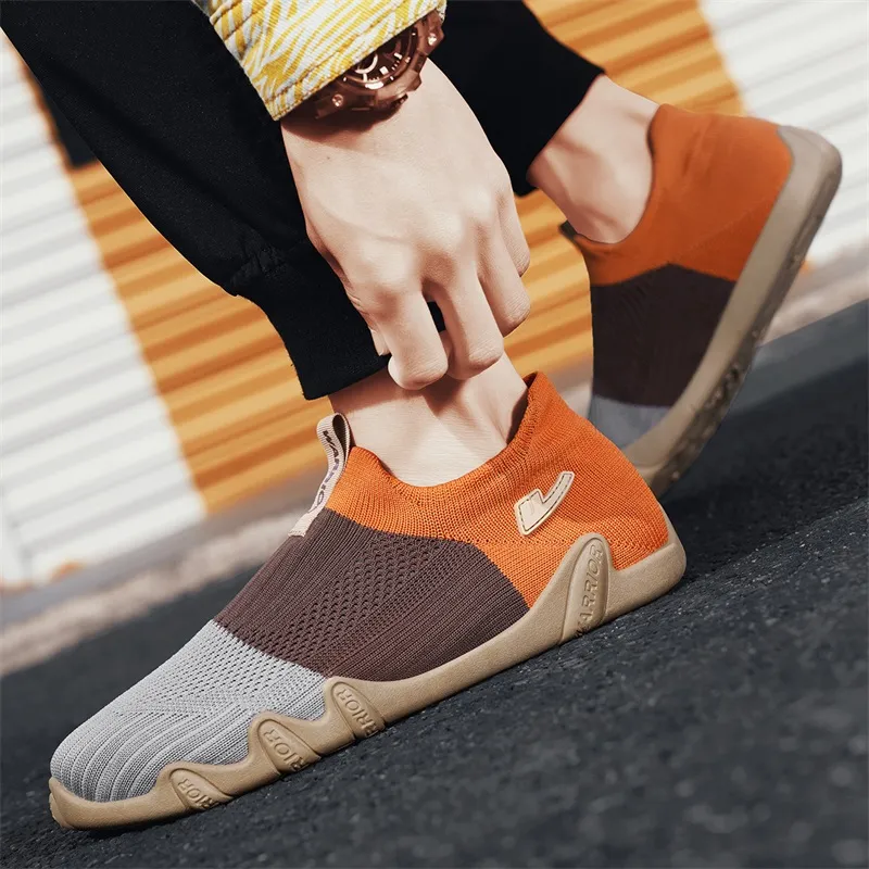 Warrior Slip on Slip on Shoes Slip Resistant, Abrasion Resistant, Breathable, Lightweight Low Top Casual Shoes Men's-6