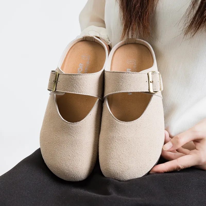 Warrior Abrasion Resistant Slip Resistant Closed Toe Slippers Women's Khaki-1