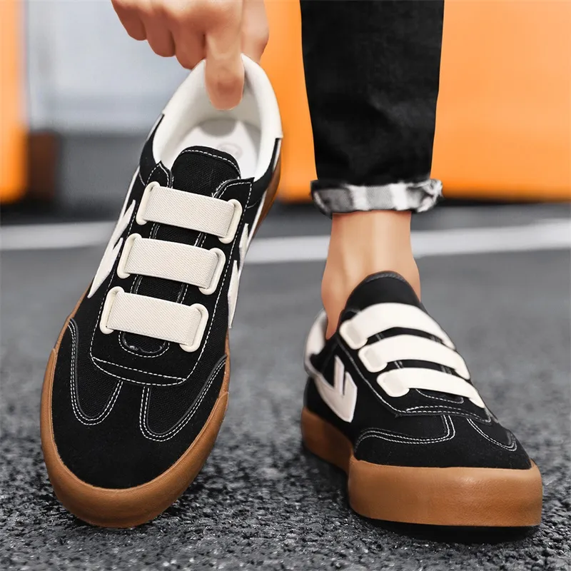 Warrior Slip Resistant, Abrasion Resistant, Lightweight Low Top Canvas Shoes Unisex Black Beige Brown-5