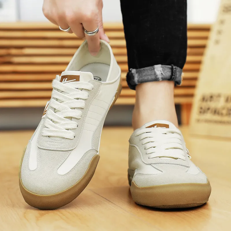 Warrior German Army Trainers Wear resistant Lightweight Breathable And Non slip. Low Top Canvas Shoes Unisex Apricot-7