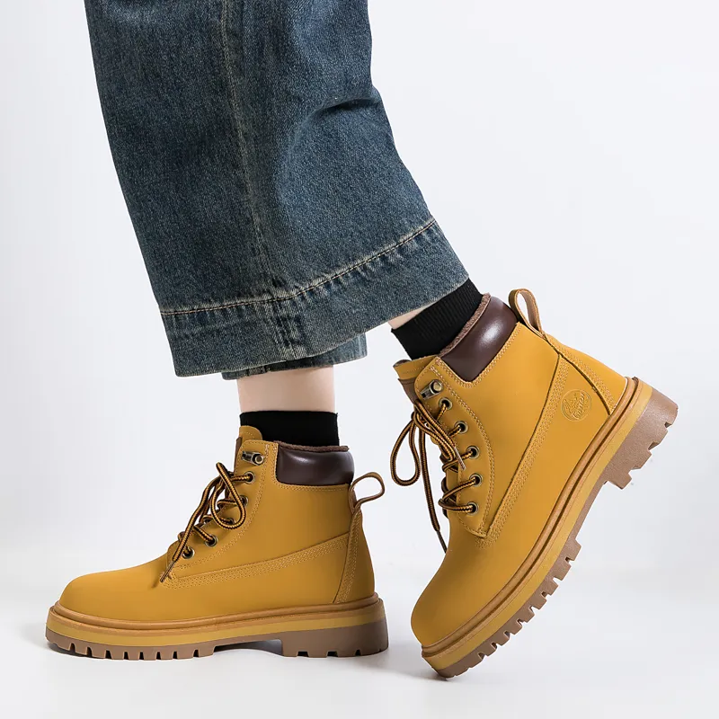 Warrior Crew Martin Boot Women's Yellow-5