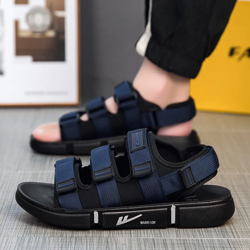 Warrior Beach Sandals Men's Blue Black-4
