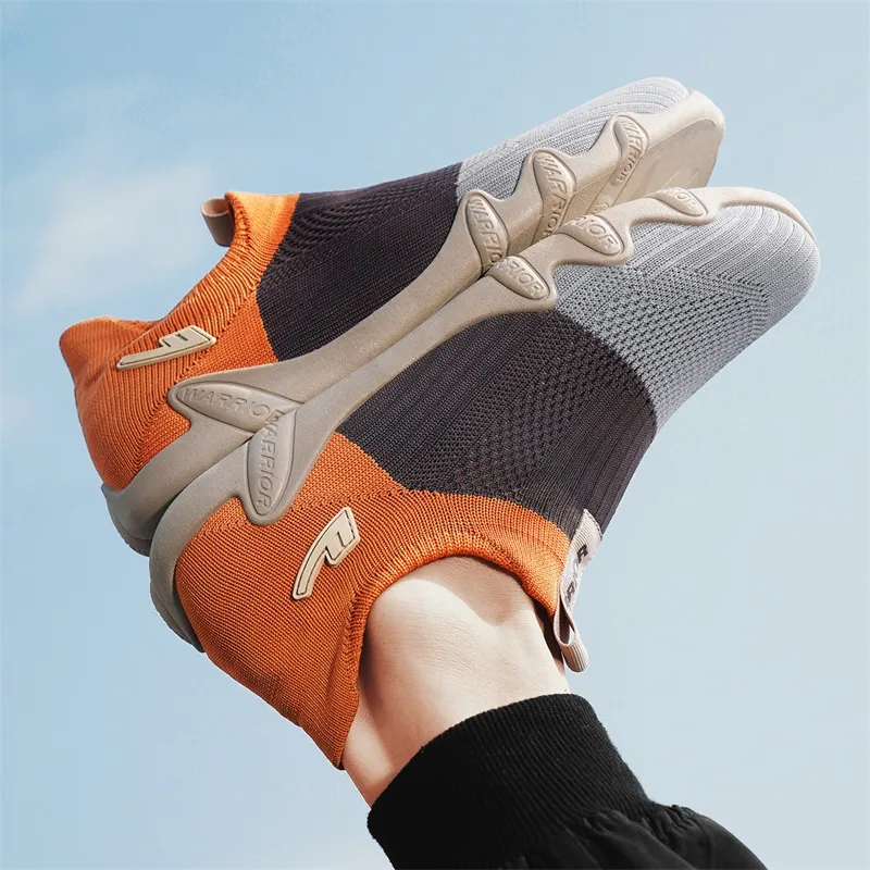 Warrior Slip on Slip on Shoes Slip Resistant, Abrasion Resistant, Breathable, Lightweight Low Top Casual Shoes Men's-4