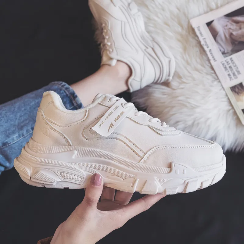 Warrior Slip Resistant, Abrasion Resistant, Lightweight, Height Increasing Coverage Low Top Chunky Sneakers Women's-28