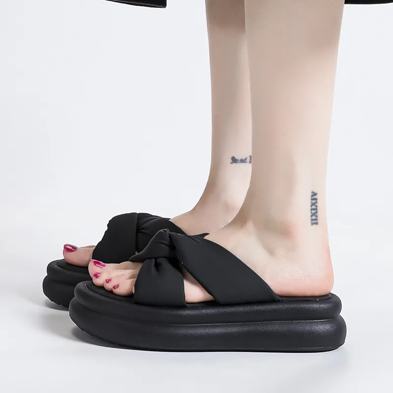Warrior Slip Resistant Abrasion Resistant Quick Dry Slide Slippers Women's Black-4