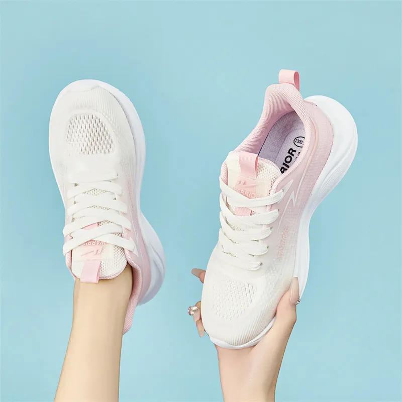 Warrior Slip Resistant, Abrasion Resistant, Lightweight, Rebound Coverage Low Top Long Distance Running Shoes Unisex-5